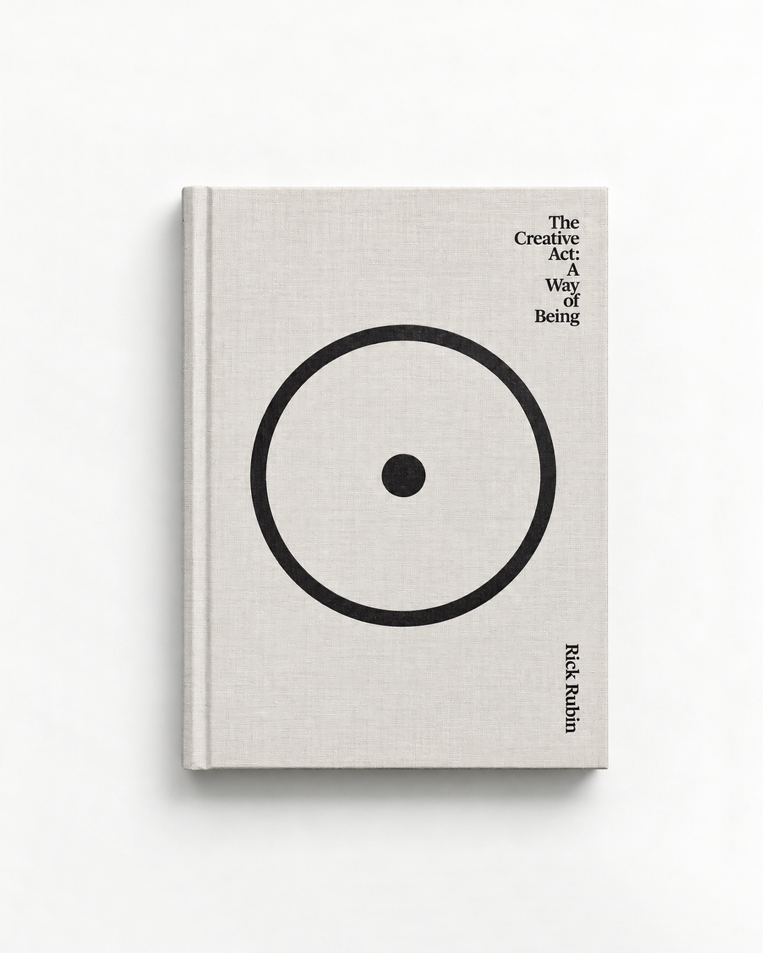 Cover — The Creative Act : A Way of Being
